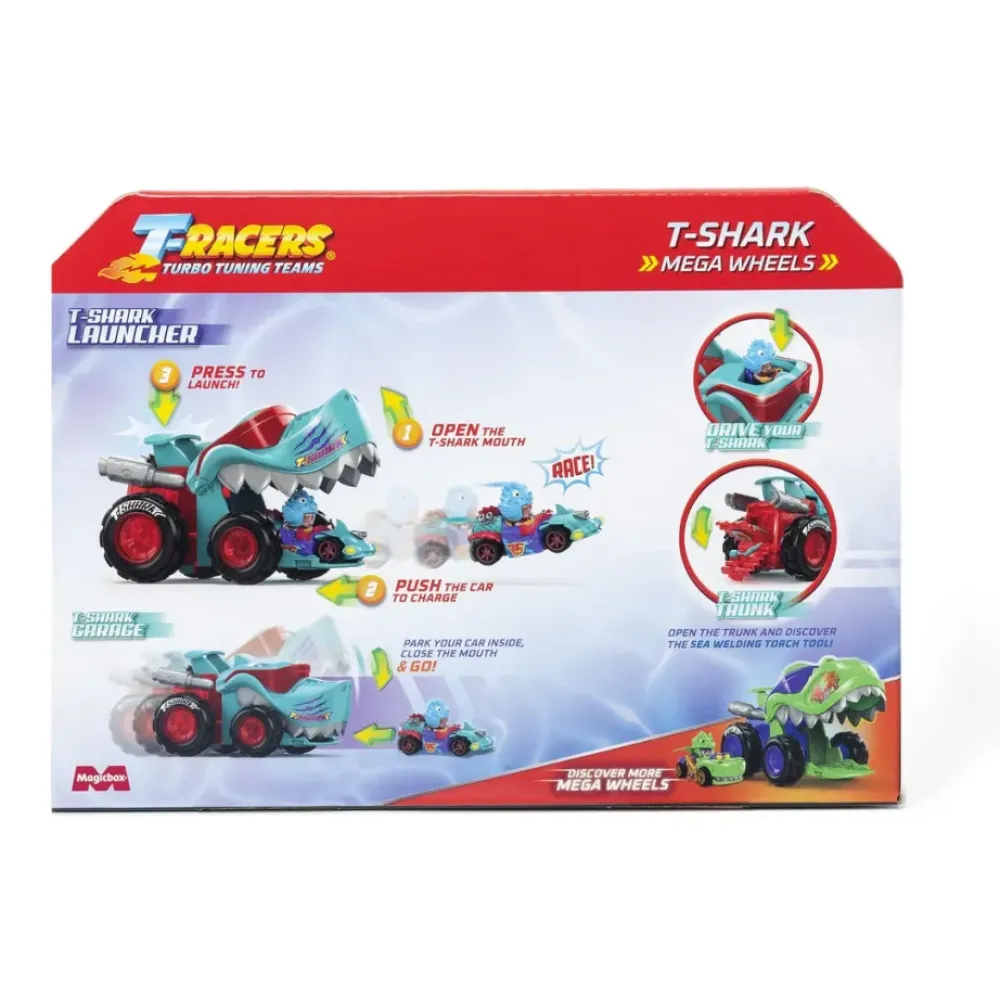 T-RACERS Muñecos Articulados* S - Mega Wheels T-Shark
