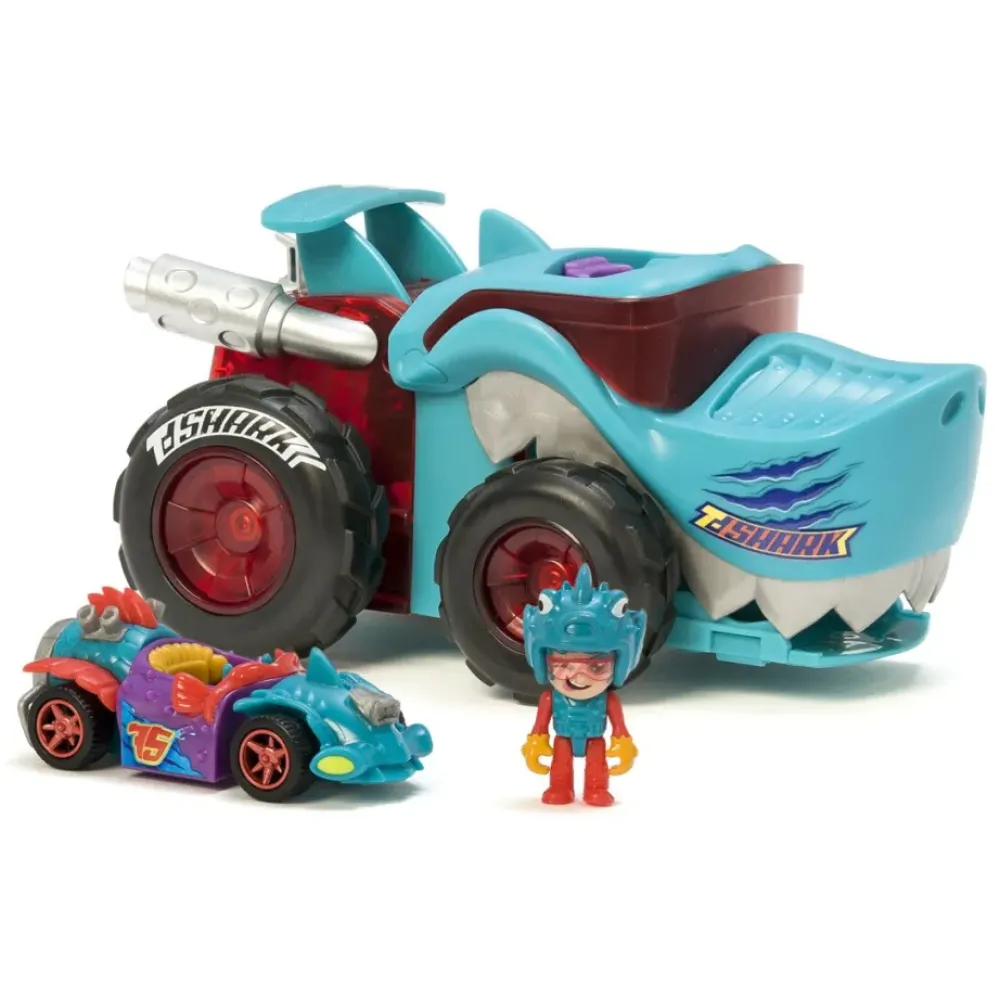 T-RACERS Muñecos Articulados* S - Mega Wheels T-Shark