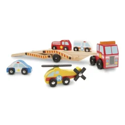 Melissa & Doug Preescolar*Transportador Coches Emergencia