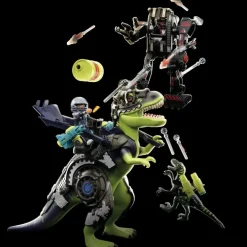 Playmobil Muñecos Articulados*T-Rex: Batalla De Los Gigantes Dinosaurios Dino Rise