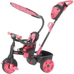 Little Tikes Bicicletas, Correpasillos, Triciclos*Triciclo Deluxe 4 En 1 Rosa Neon