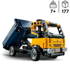 LEGO Puzzles Y Construcciones*Vehiculo De Construccion 2En1 Volquete Y Excavadora De Juguete Technic