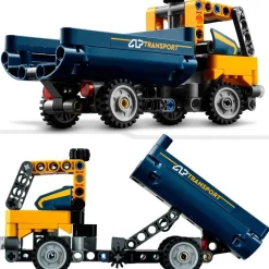 LEGO Puzzles Y Construcciones*Vehiculo De Construccion 2En1 Volquete Y Excavadora De Juguete Technic