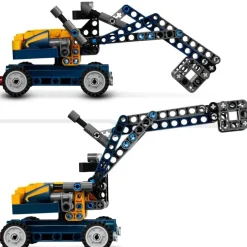 LEGO Puzzles Y Construcciones*Vehiculo De Construccion 2En1 Volquete Y Excavadora De Juguete Technic