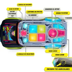 Dickie Toys Coches, Circuitos Y Radiocontrol*Vehiculo De Juguete Beat Hero Streets'N Beatz