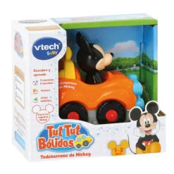 VTech Preescolar*Vehiculo De Juguete Con Los Magicos Personajes De Disney Tut Tut Bolidos Baby