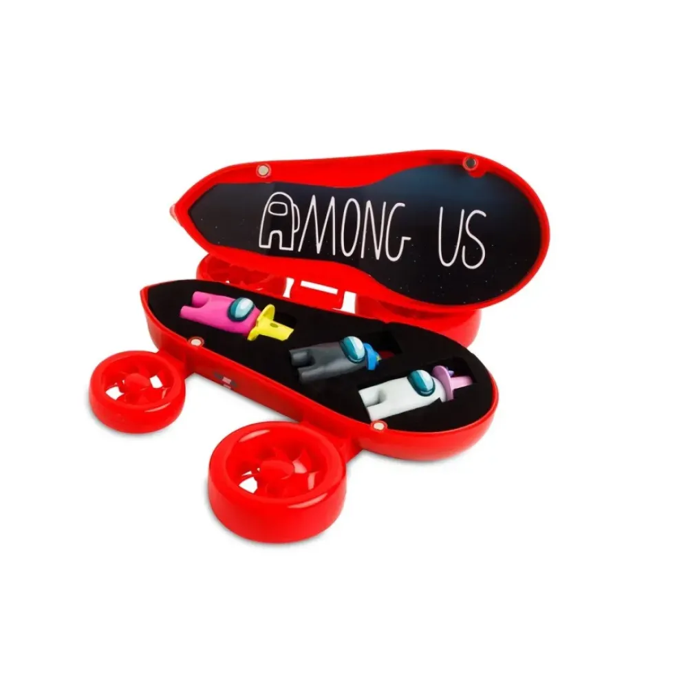 Bizak Muñecos Articulados*Vehiculo Nave Espacial Con Figuras Serie2 Among Us