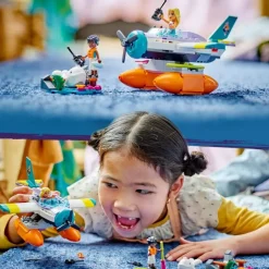 LEGO Puzzles Y Construcciones*Vehiculo Para Construir Avion De Rescate Maritimo Friends