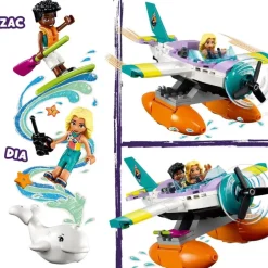LEGO Puzzles Y Construcciones*Vehiculo Para Construir Avion De Rescate Maritimo Friends