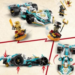 LEGO Puzzles Y Construcciones*Vehiculo Para Construir Zane Dragon Power: Deportivo De Competicion Spinjitzudragons Rising Ninjago
